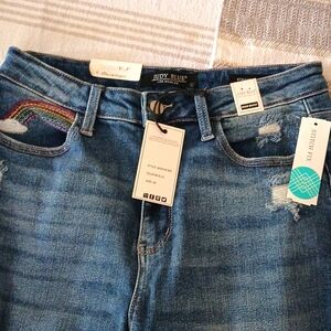 Judy blue high waisted straight leg jeans